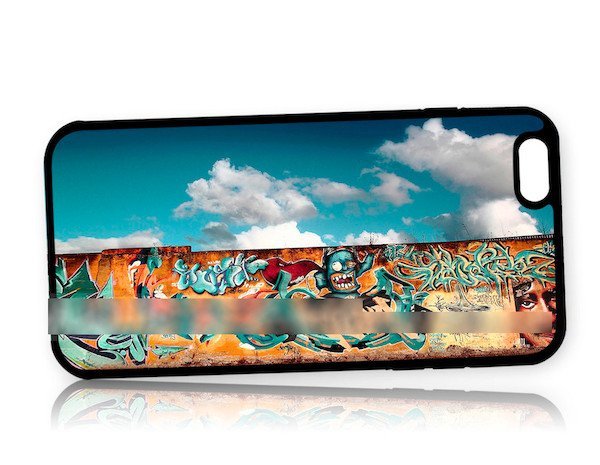 iPhone 7 Plusグラフィティアートケース 保護フィルム付拍卖