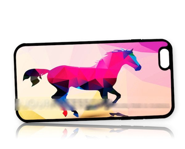 iPhone5 5S 5C馬 ホース アートケース 保護フィルム付拍卖