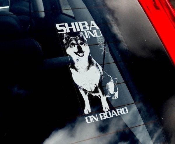 海外限定 新品 柴犬 C216 100 x 220mm ステッカー拍卖