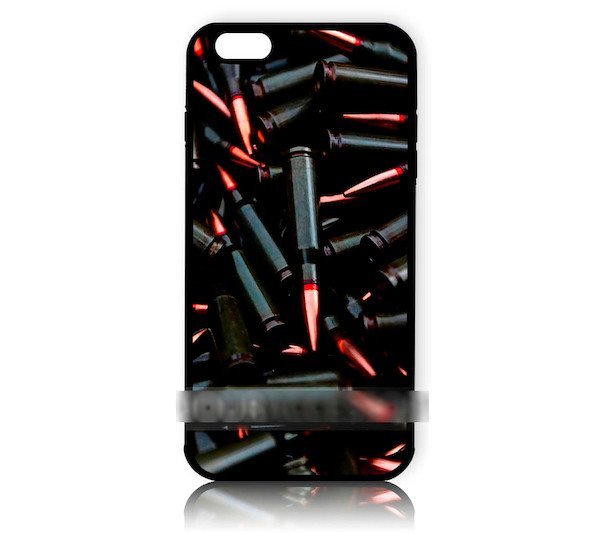 iPhone6 6S銃弾 弾丸 弾薬 アートケース 保護フィルム付拍卖