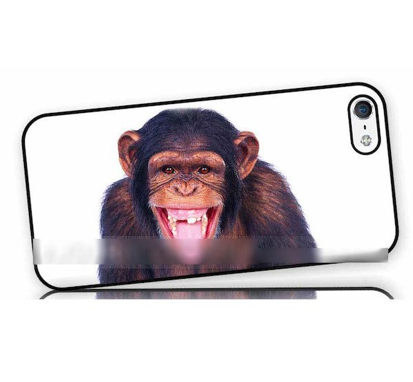iPhone6 6Sチンパンジー 猿 サル アートケース保護フィルム付拍卖