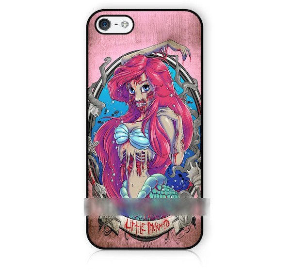 iPhone6 6SPlusゾンビ人魚姫 マーメイドアートケース フィルム付拍卖