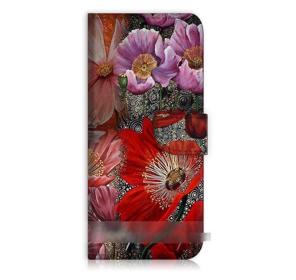 ZenFone 2アート花柄スマホケース充電ケーブルフィルム付拍卖