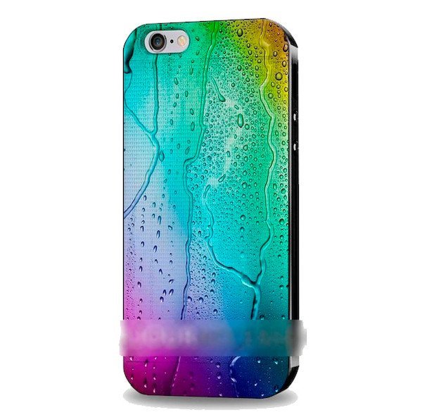 iPhone 7 Plus水滴 水玉 虹 ケース 保護フィルム付拍卖