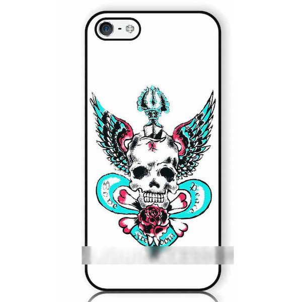 iPhone 8 iPhone 8 Plus iPhone X アイフォン アイフォーン エイト プラス テンスカル 骸骨 ドクロ アートケース 保護フィルム付拍卖