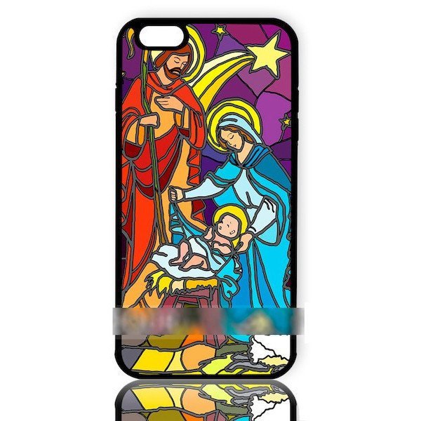 iPhone 13 mini ミニ イエスキリストステンドグラス柄 スマホケース アートケース スマートフォン カバー拍卖