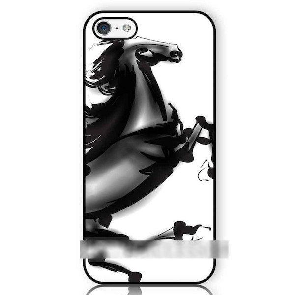 iPhone 8 iPhone 8 Plus iPhone X アイフォン アイフォーン エイト プラス テン馬 ウマ 抽象画 アートケース保護フィルム付拍卖