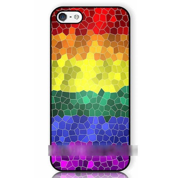 iPhone 13 mini ミニ 虹 レインボー 抽象画 スマホケース アートケース スマートフォン カバー拍卖