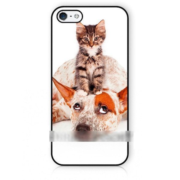 iPhone 11 アイフォン イレブン 猫 ネコ 犬アートケース 保護フィルム付拍卖
