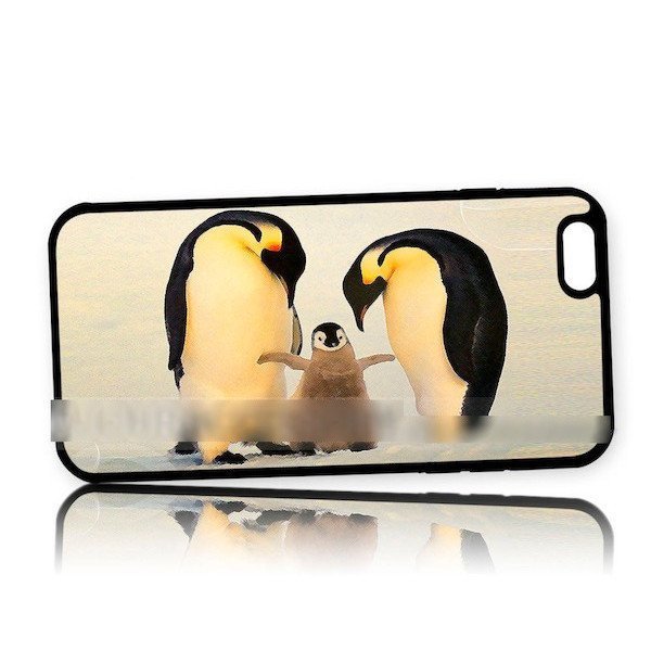 iPhone 11 Pro Max アイフォン イレブン プロ マックス ペンギン 親子 アートケース 保護フィルム付拍卖