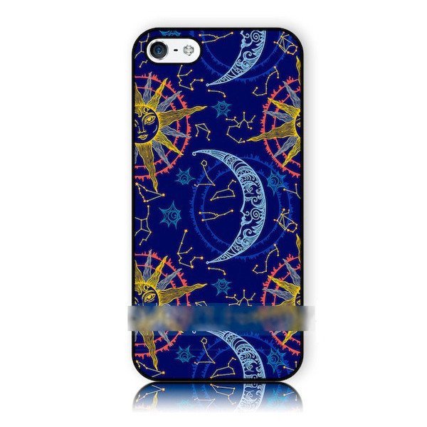 iPhone 11 Pro Max アイフォン イレブン プロ マックス 太陽と月 星座 アートケース 保護フィルム付拍卖