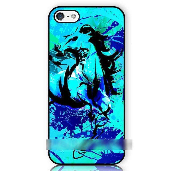 iPhone XS テンエス XS MAX テンエス マックス アイフォン 馬 ウマ 抽象画 アートケース 保護フィルム付拍卖