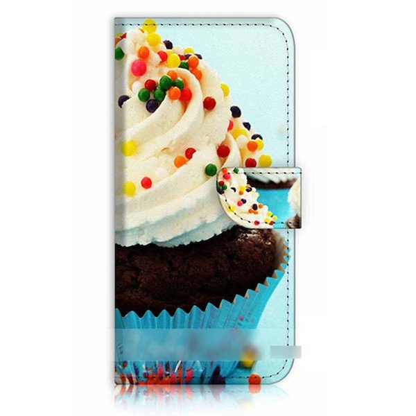 iPhone 7 カップケーキ スイーツ スマホケース 充電ケーブル フィルム付拍卖