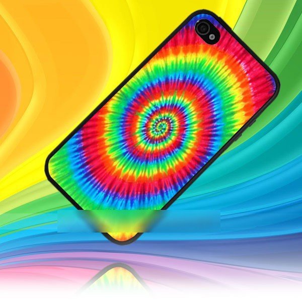iPhone 12 mini ミニ タイダイ染め 絞り染め スマホケース アートケース スマートフォン カバー拍卖