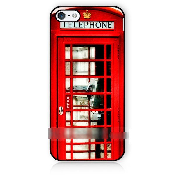 iPhone6 6SPlusイギリス 電話ボックス アートケース フィルム付拍卖