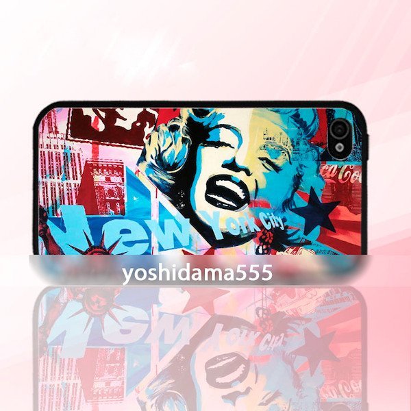 海外限定a新品 マリリン モンロー アート F06 iPhone5 5S拍卖