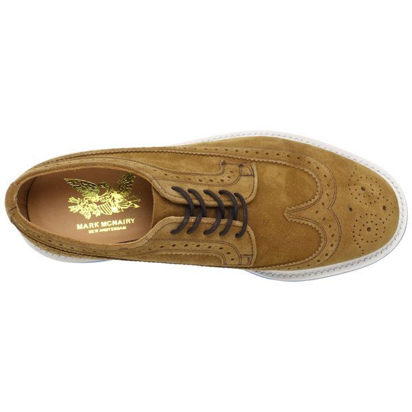 新品50%OFF Mark McNairy マーク マクナイリー イギリス製 ウイングチップ 27.5cm 本格 カントリー ブローグシューズ拍卖