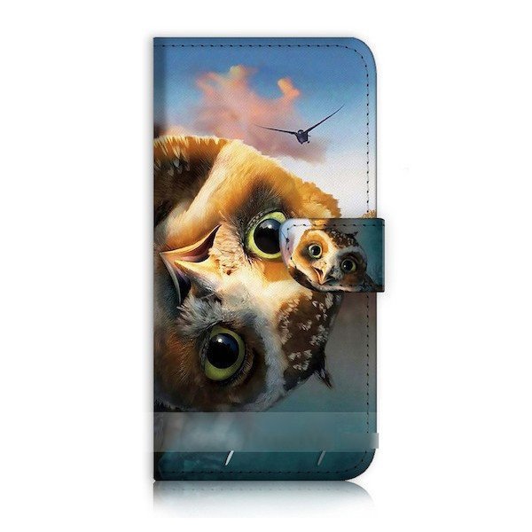 iPhone 11 Pro アイフォン イレブン プロ フクロウ梟スマホケース充電ケーブルフィルム付拍卖