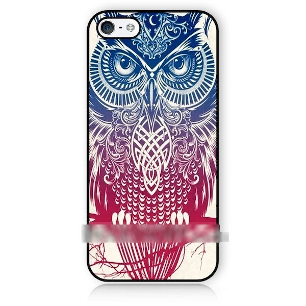 iPhone6 6S Plusフクロウ 梟 アート ケース 保護フィルム付拍卖