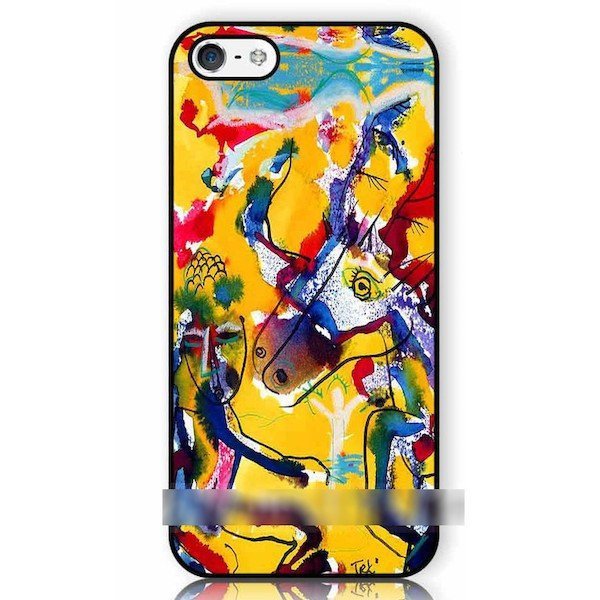 iPhone XS テンエス XS MAX テンエス マックス アイフォン 馬 ウマ 抽象画 アートケース保護フィルム付拍卖