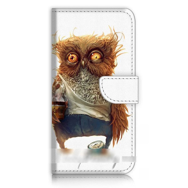 iPhone 5S 5C SE ふくろう フクロウ 梟 スマホケース 充電ケーブル フィルム付拍卖