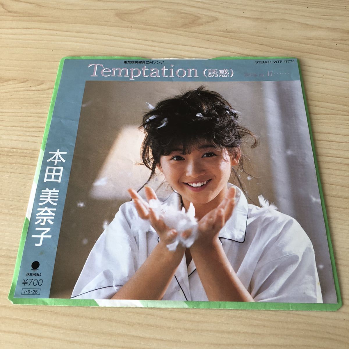 【7inch】本田美奈子 Temptation(誘惑) If MINAKO HONDA / EP レコード / WTP17774 / 和モノ アイドル歌謡 昭和アイドル /拍卖