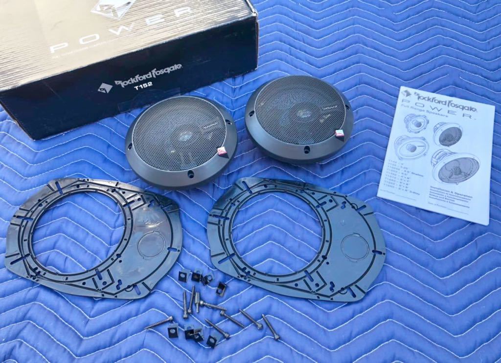 ★新品 ROCKFORD製 FOSGATE T152 (パワーシリーズ) 13cm コアキシャル 2way スピーカー 旧車 シェベル C10 SEALED BEAM GM アメリカ車拍卖