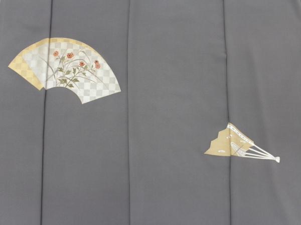 楽布特選 90466 vt 真糊本友禅 色留袖 解き洗い品 リ・オーダー拍卖