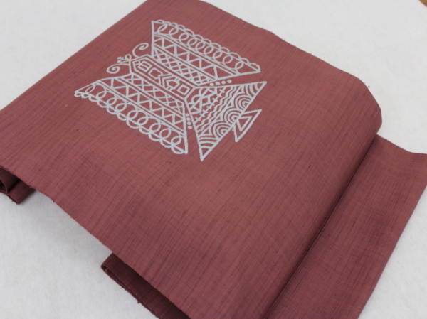 楽布特選 90927  紬地九寸名古屋帯 解き洗い品 lwt リ・オーダー拍卖