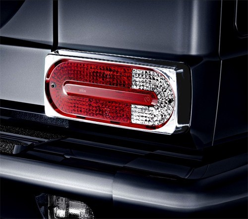 メルセデスベンツ用 Gクラス W463用 2006-2019 クロームメッキ テールランプリム リアランプリム テールライト トリム ベゼルカバー拍卖