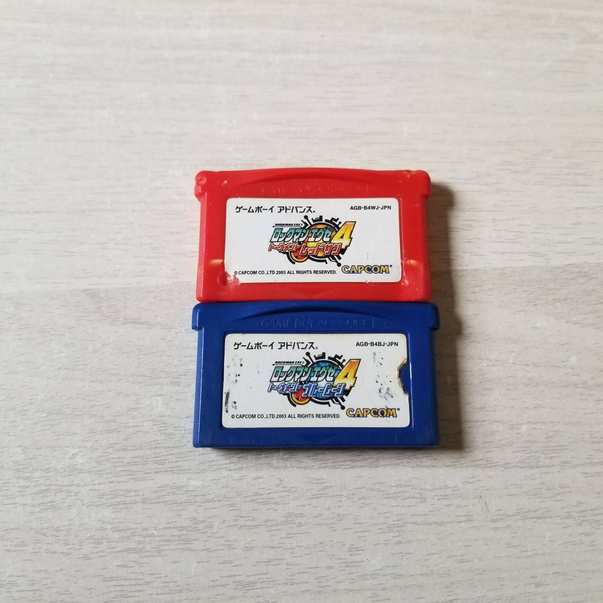 ◯難あり品 GBA ロックマンエグゼ4トーナメント レッドサン  ロックマンエグゼ4トーナメント ブルームーン  同梱OK◯拍卖