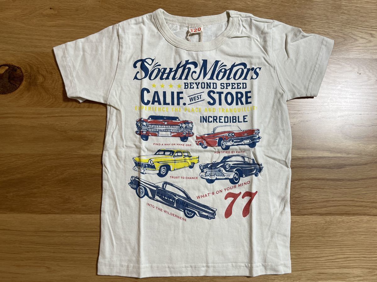 【即決 新品】OFFICIAL TEAM★半袖Tシャツ【120】オフホワイト キッズ オフィシャルチーム拍卖