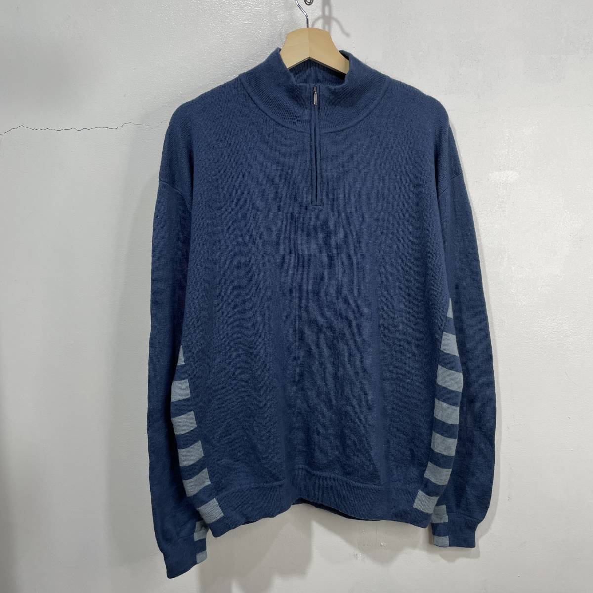 ☆送料無料☆Patagonia☆パタゴニア☆ハーフジップ袖ラインセーター☆メンズL☆2004年製☆G22拍卖