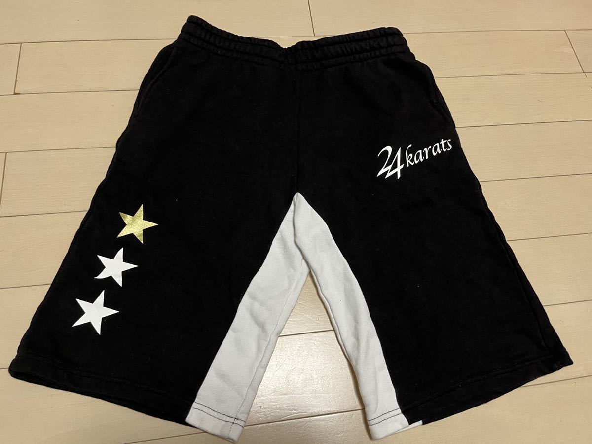 24karats ハーフパンツ ブラック Mサイズ EXILE 3代目JSB GENERATIONS拍卖