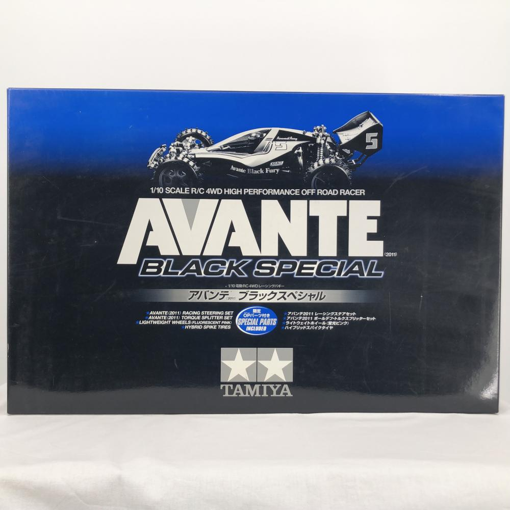 【中古】未組立 TAMIYA タミヤ 1/10 電動RCカー アバンテ 2011 ブラックスペシャル ラジコン拍卖