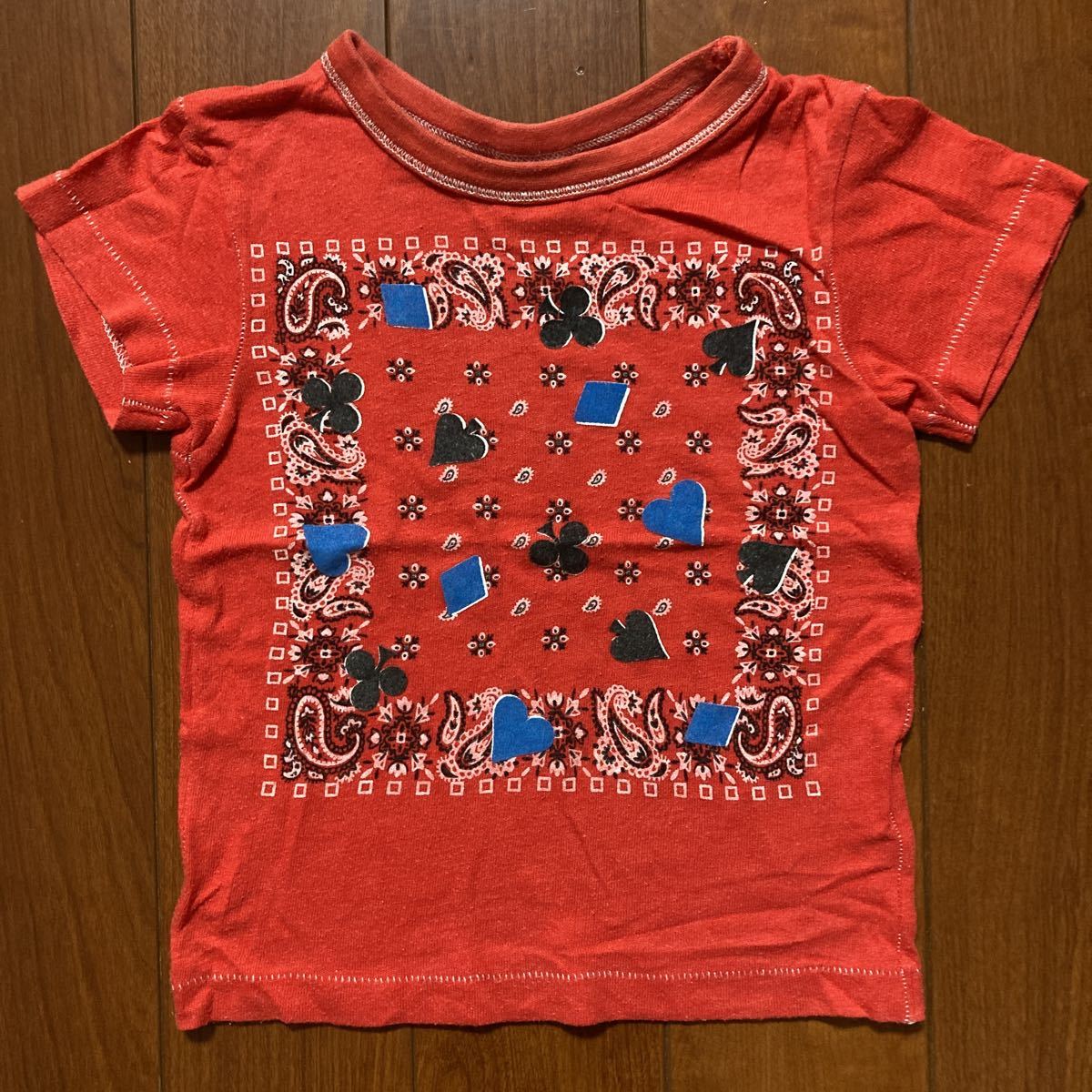 JUNK STORE・ジャンクストアー・半袖・Tシャツ・レッド系・100拍卖