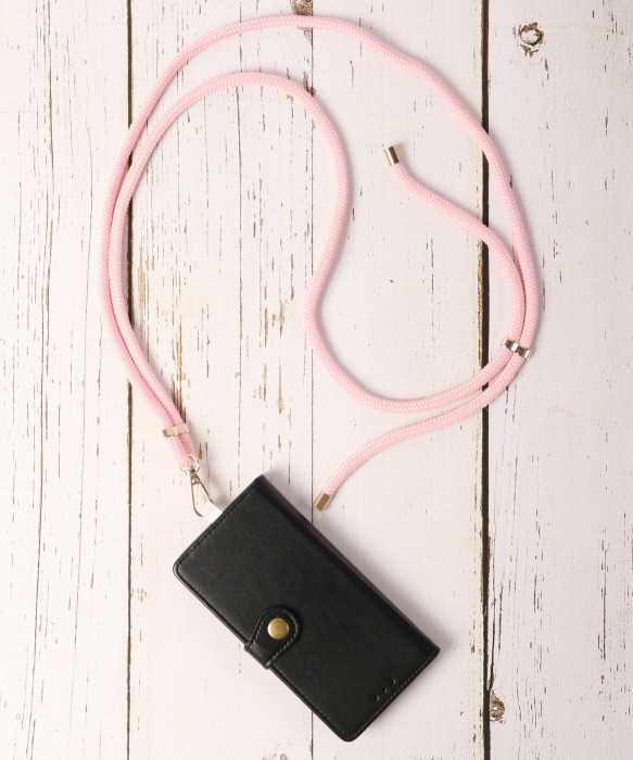 長さ調整機能付き クライミングロープ スマホショルダーストラップ モバイルストラップ 全22色のColor 14 ピンク KTS-5001-PK 18%値下げ拍卖