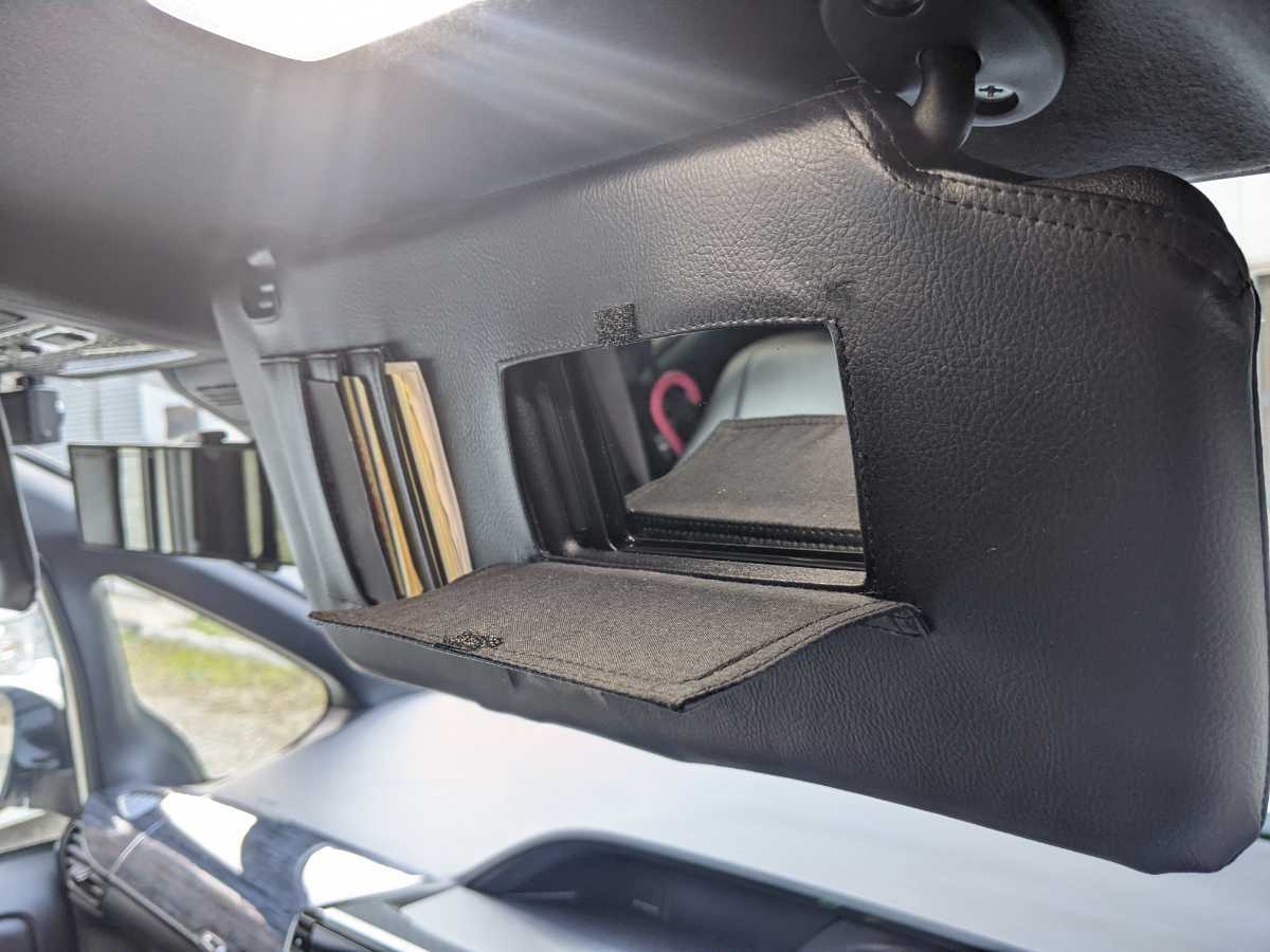 トヨタ ノア ヴォクシーZWR80G ZRR80W 85G 85W 80G サンバイザーカバーPVCレザー運転席助手席セット拍卖