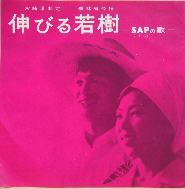即決 EP 7'' 三浦洸一 安西愛子 伸びる若樹 SAPの歌 PR盤 ビクター委託製作盤拍卖