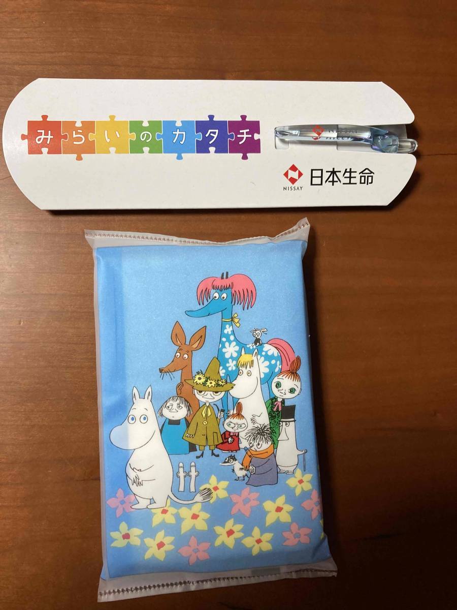 ★ニッセイ ロゴ入りボールペン&ムーミンポケットティッシュ 1-3個 / 日本生命拍卖
