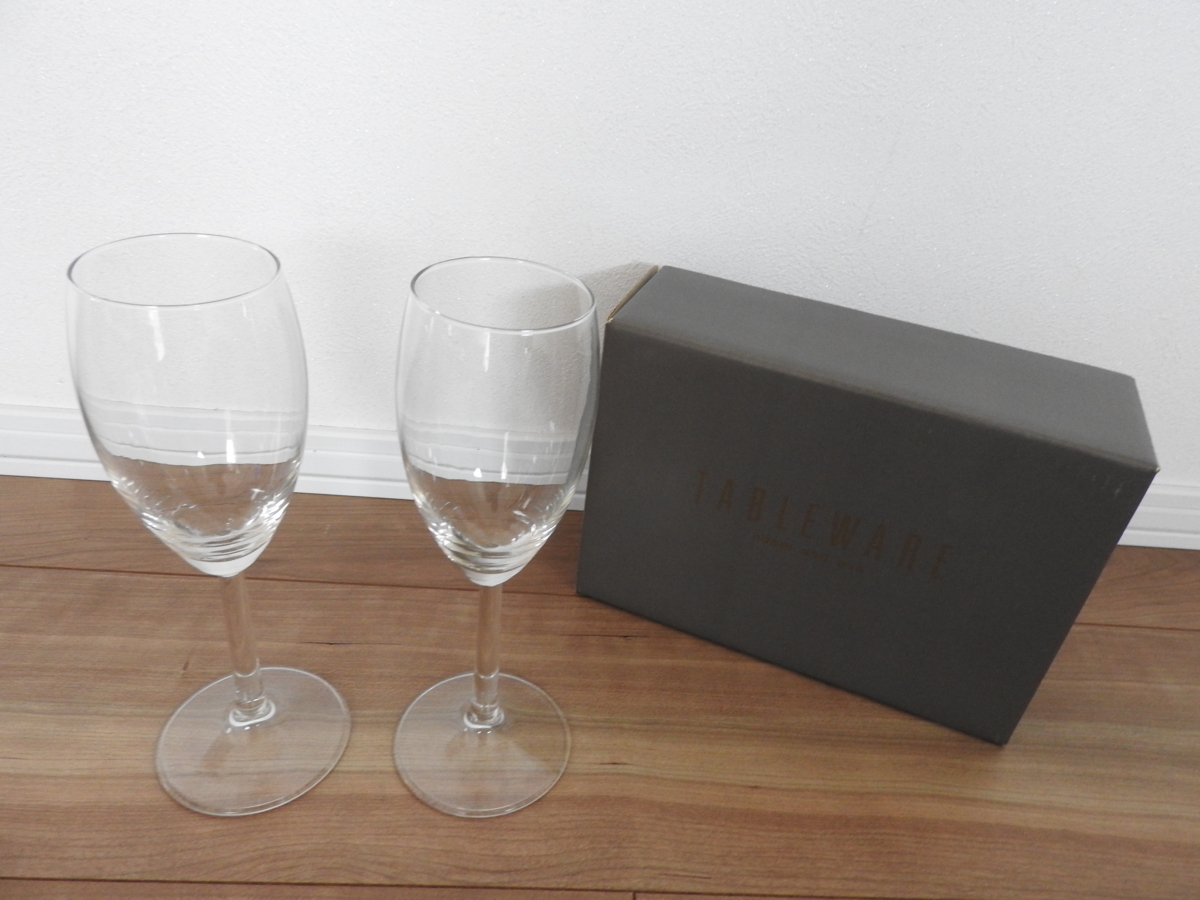 ★☆未使用/TACHIKICHI INC TABLEWARE adam and eve ルディー ペアワイングラス☆★拍卖