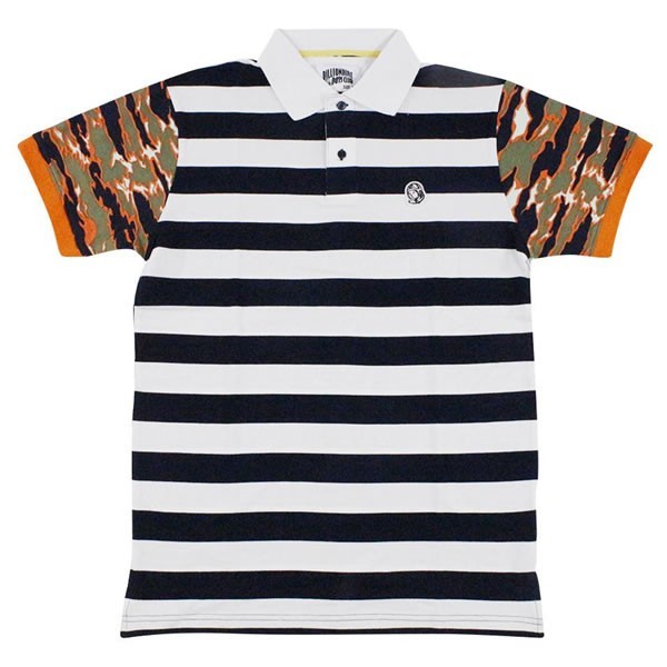 Billionaire Boys Club (ビリオネアボーイズクラブ) ポロシャツ 半袖 The Peacemaker Polo White Multi (ボーダー/カモ柄)拍卖