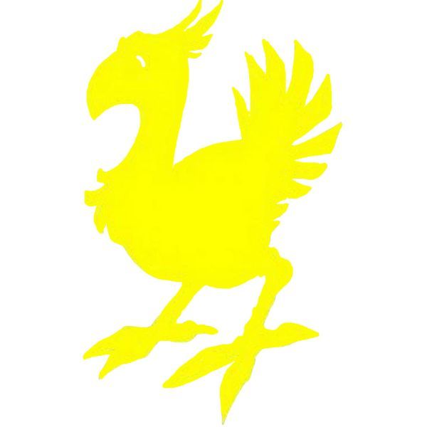 シール 壁用 ウォールステッカー FF7 チョコボ 黄 11*16 クラウド ティファ レノ セフィロス 痛車拍卖