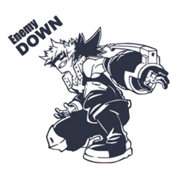 シール ウォールステッカー 僕のヒーローアカデミア 35*38 爆豪勝己 ヒロアカ カーステッカー バイク パソコン拍卖