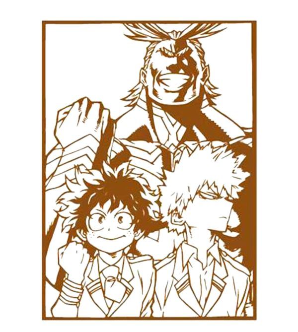 シール ウォールステッカー 僕のヒーローアカデミア 45*32 ダイナマイト 茶 ヒロアカ カーステッカー バイク パソコン拍卖