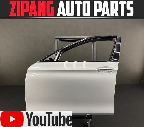 BM115 F11 MX20 523d Mスポーツ アルミ製 左フロント ドア ◆354 タイタンシルバーM 【動画有り】○ ★即決★拍卖