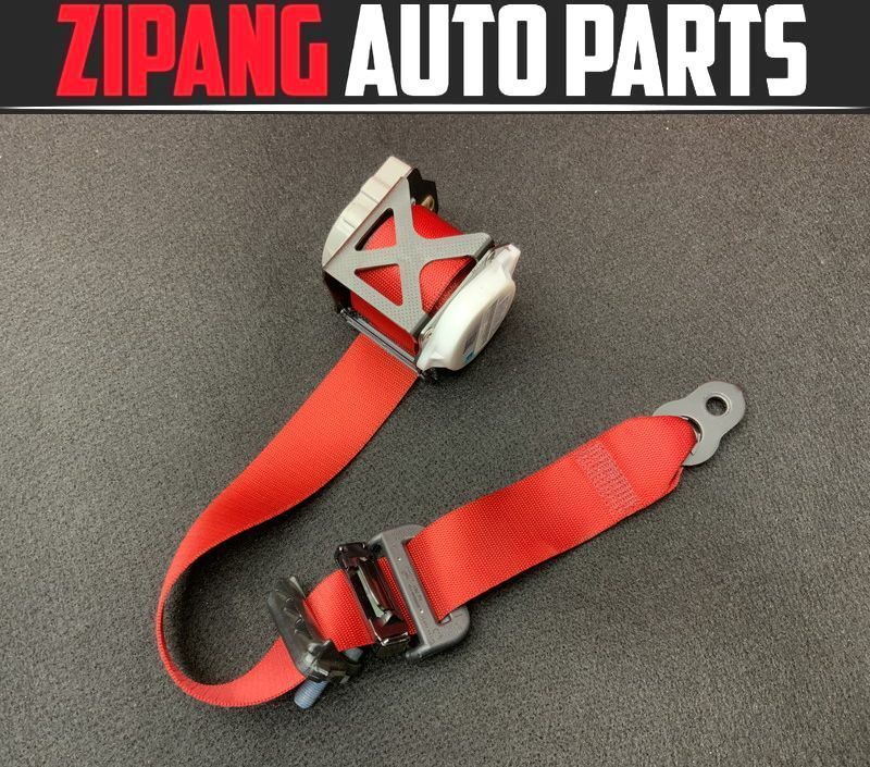 MB141 R171 SLK 200 コンプレッサー AMGスポーツP 左フロント シートベルト 助手席 ◆レッド系/A171 860 11 85 ★動作OK ◎拍卖