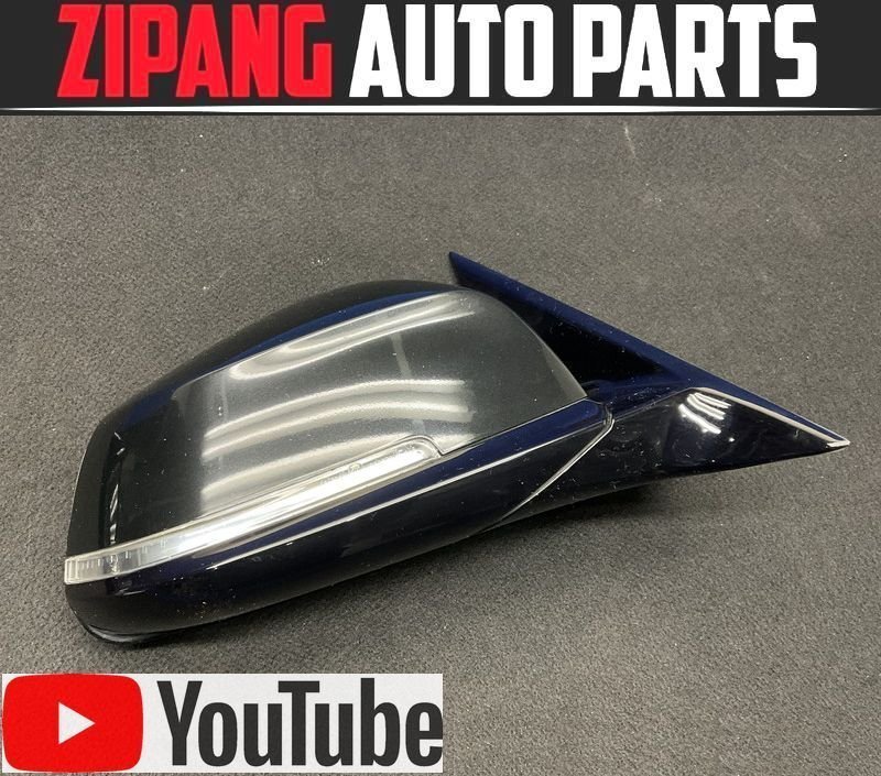 BM113 F31 3D20 320d ツーリング Mスポーツ 右 ドアミラー 電格式/ウインカー付 ◆475 ブラックサファイアP 【動画有り】○ ★即決★拍卖