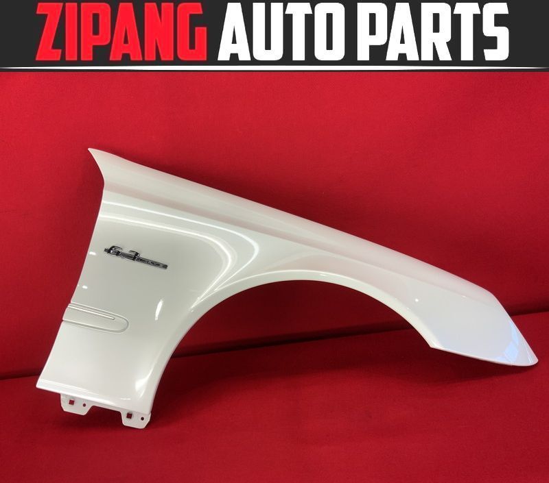 MB143 W211 E63T AMG アルミ製 右フロント フェンダー ◆C048 ミスティックホワイト2 【動画有り】◎★即決★拍卖