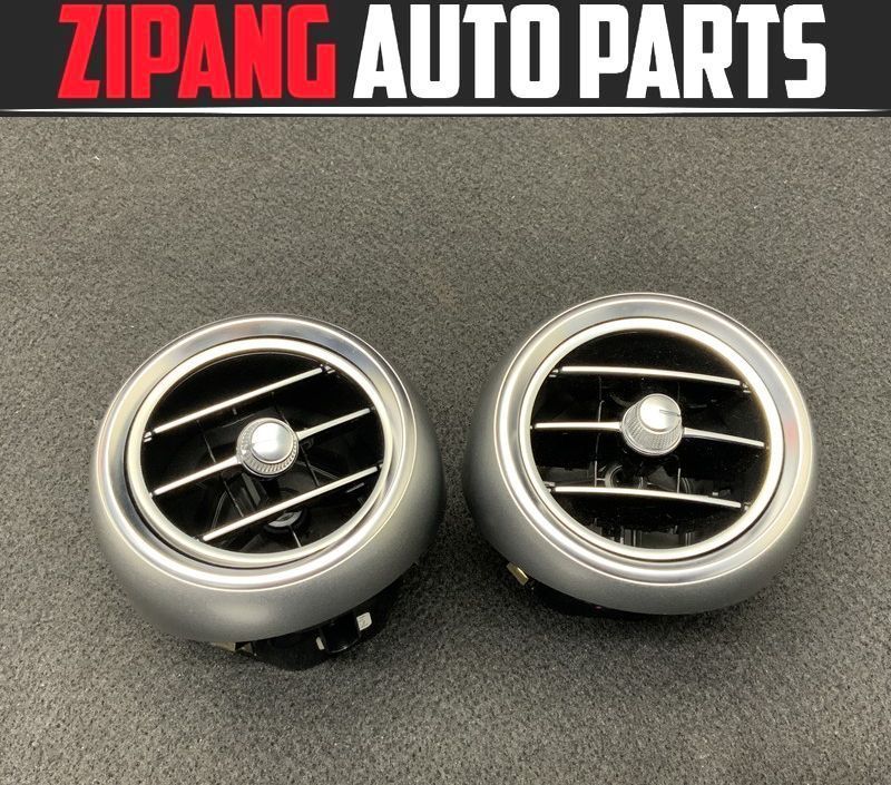 MB148 W205 C200T AV フロント エアコン ダクト 吹き出し口 左右セット ◆シルバー系 ★程度まあまあ ◎★即決★拍卖
